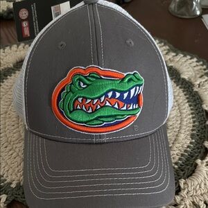Gray and White Gators Cap